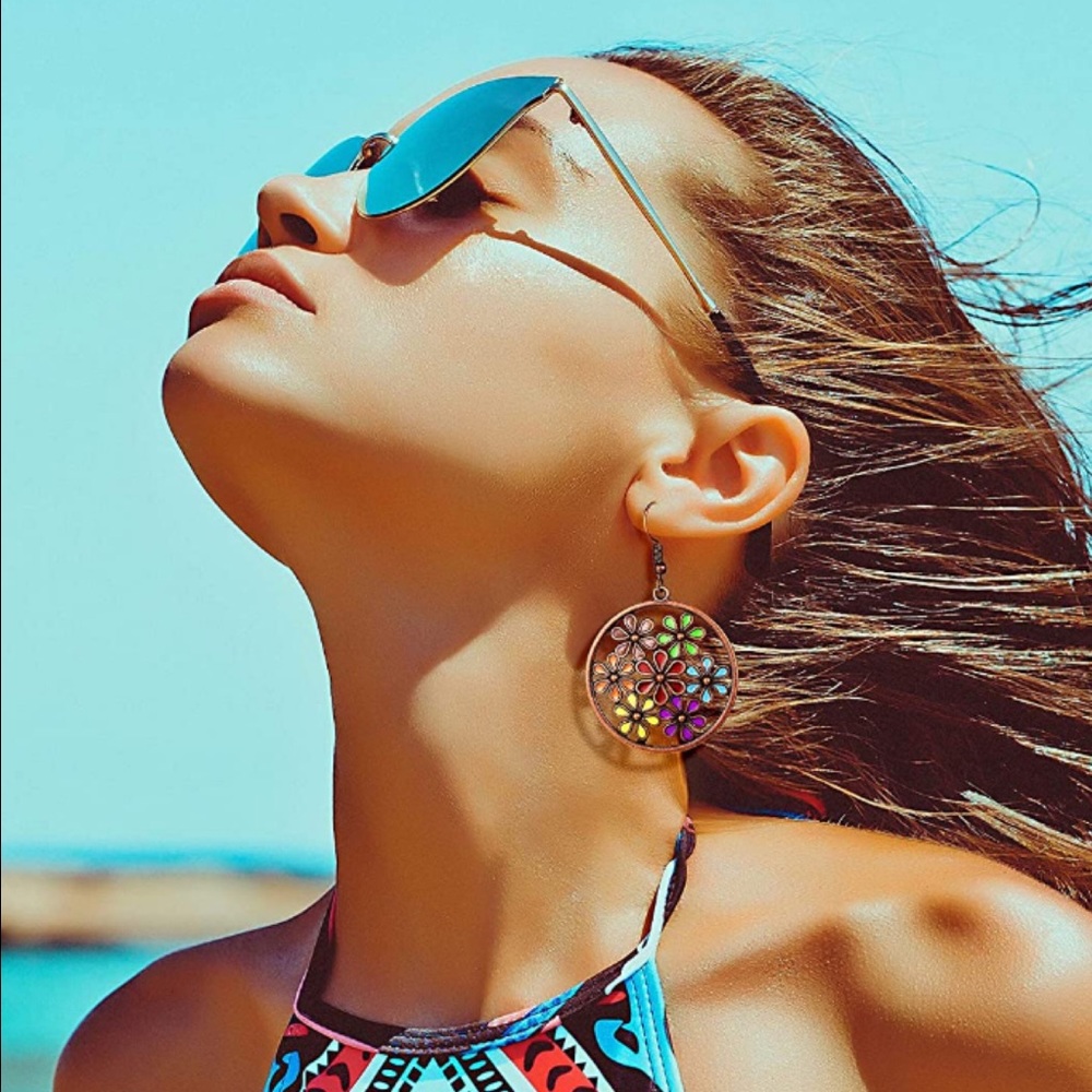 🆕 Flower Child Statement Earrings